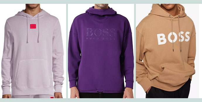 top branded hoodie brands Hugo Boss sweatshirts