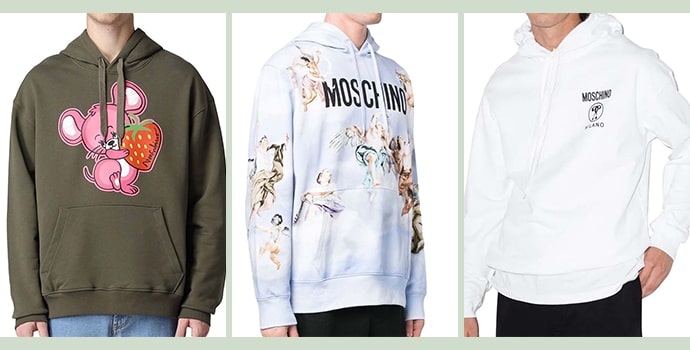 Moschino luxury hoodies