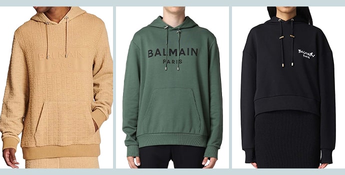 top luxury hoodie brands balmain , yellow olive green and black hoody