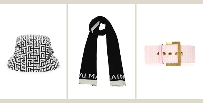 Top Luxury Accessories Brands Balmain designer accessory Belts and Hats