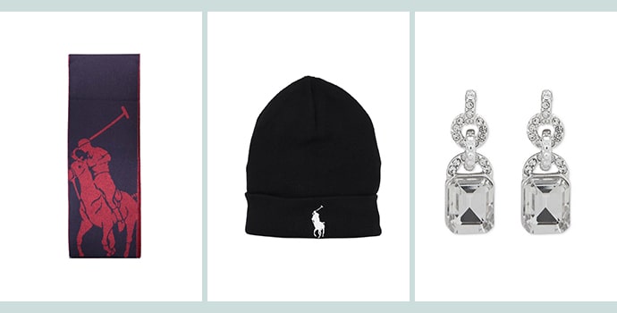 Ralph Lauren with Earrings and Fragrances