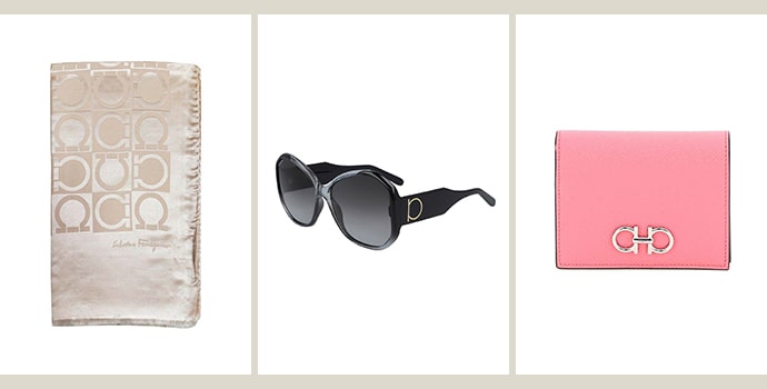Top Luxury Accessories Brands Salvatore Ferragamo with Sunglasses and purse