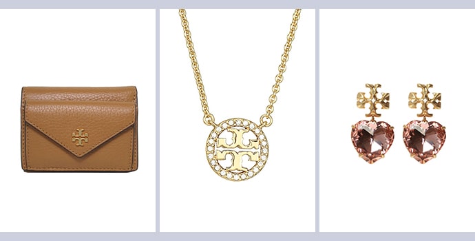 Tory Burch with Earrings and Pendant chain