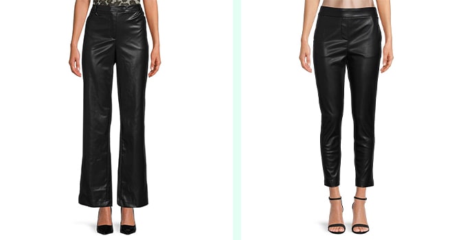 classy modern leather pants