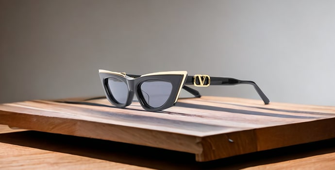 stylish Valentino's sunglasses