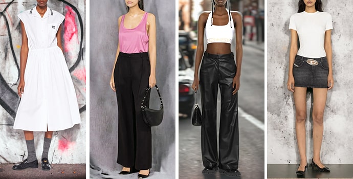 Black Leggings with Cropped Top Relaxed Summer Outfits In Their 20s (4  ideas & outfits)