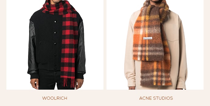 Plaid Scarves for men