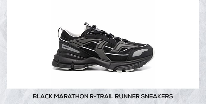 Axel Arigato black marathon r trail runner sneakers