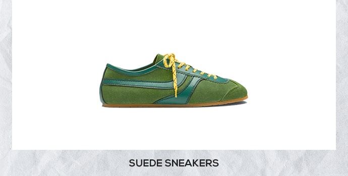 Dries Van Noten suede sneakers