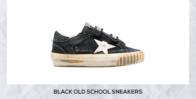 Golden Goose black old school sneakers