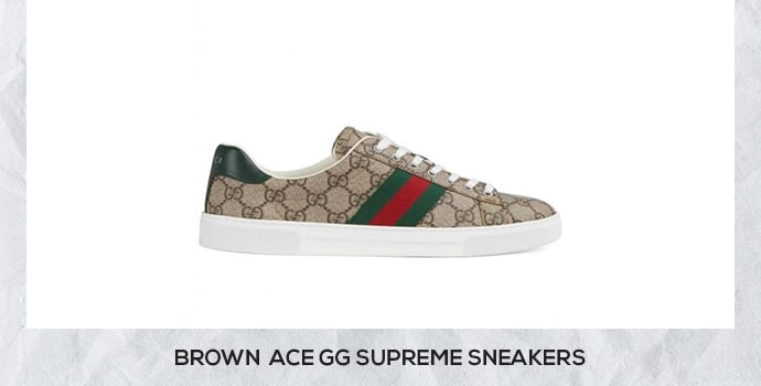 Gucci brown sneakers