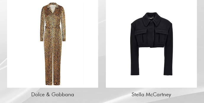 D&G jumpsuit and Stella McCartney black jacket