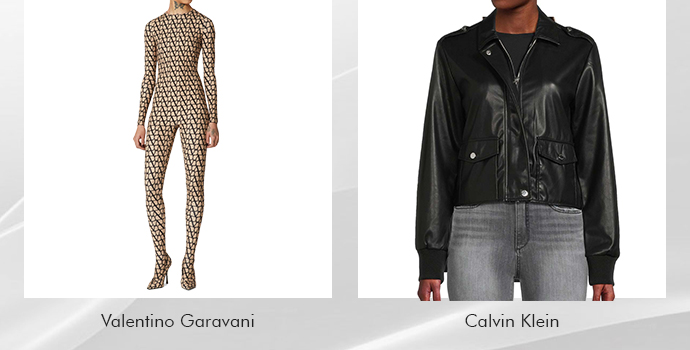 jumpsuit with jacket party wear Valentino Garavani jumpsuit and Calvin Klein black jacket