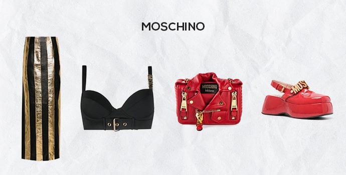 Moschino red collections
