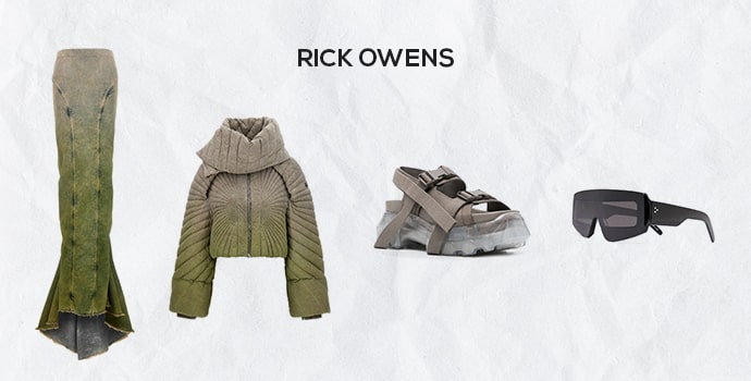Rick Owens Green collections