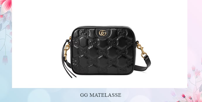 Gucci Black GG Matelasse