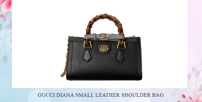 Top Gucci Bags Gucci Diana Small Leather Shoulder Bag