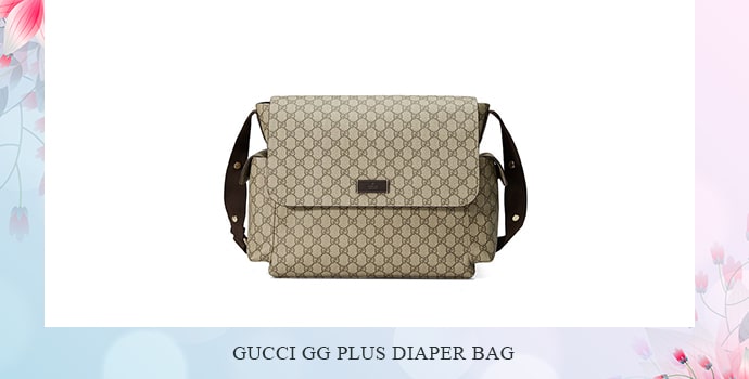 Gucci Brown GG Plus Diaper Bag