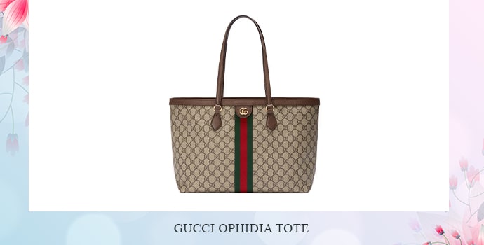 Brown Gucci Ophidia Tote