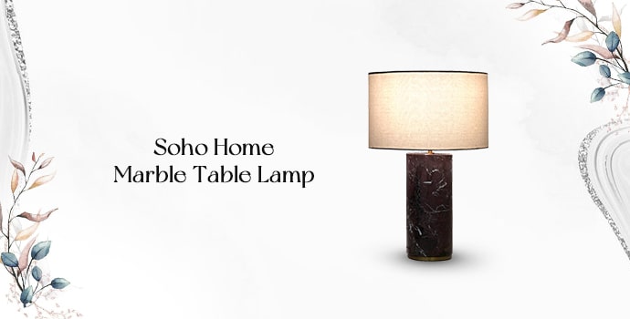 House Warming Luxury Gifts Soho Home Marble Table Lamp
