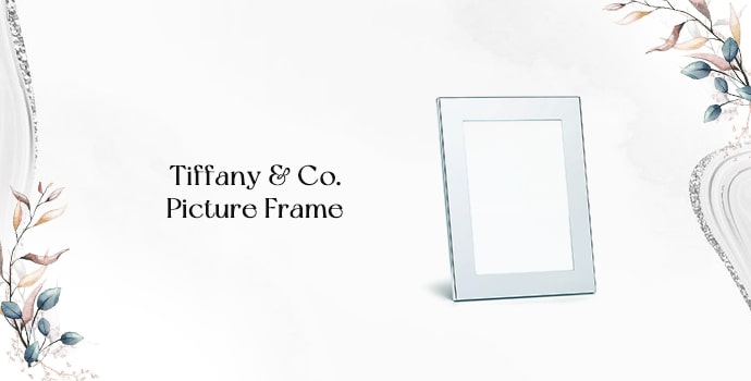 Tiffany & Co. white photo Frame