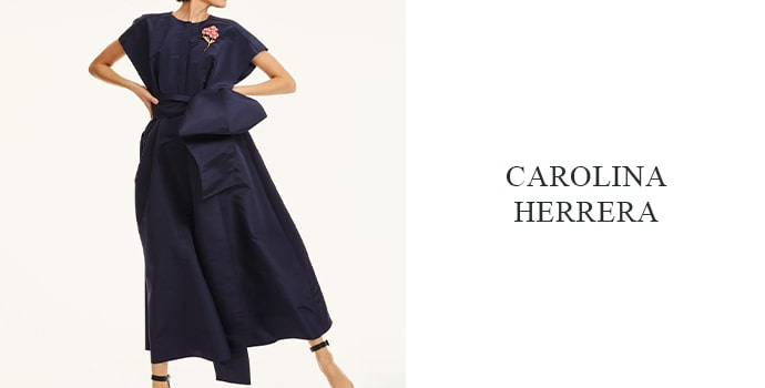 Carolina Herrera blue dress