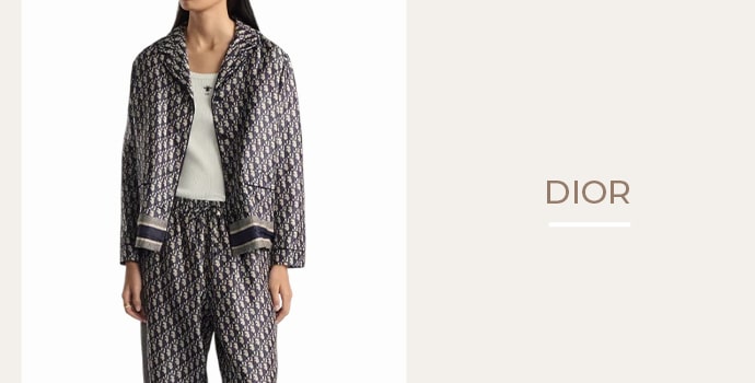 luxury sleepwear brands Dior
