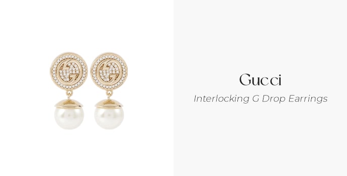 Gucci Interlocking G Drop Earrings
