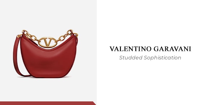 Valentino Garavani – one of the luxury leather handbags brands