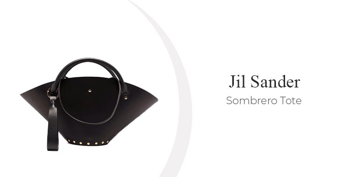 Jil sander sombrero tote