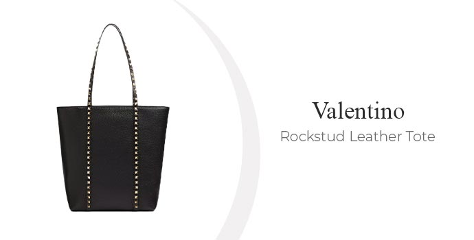Best High-End Tote Bags valentino rockstud tote