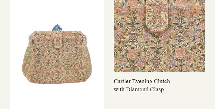 Cartier Evening Clutch with Diamond Clasp