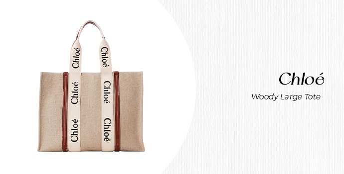 Chloé Woody Large Tote- best designer bags for university