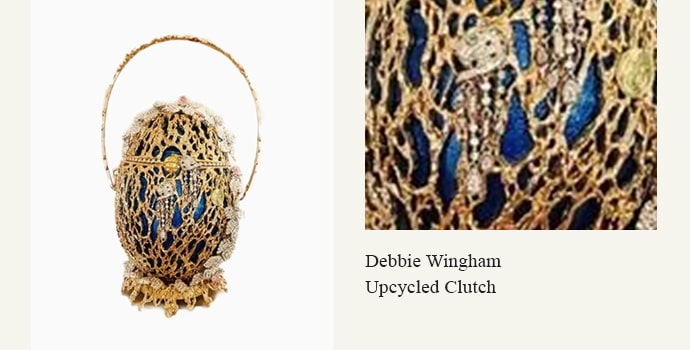 Debbie Wingham Upcycled Clutch