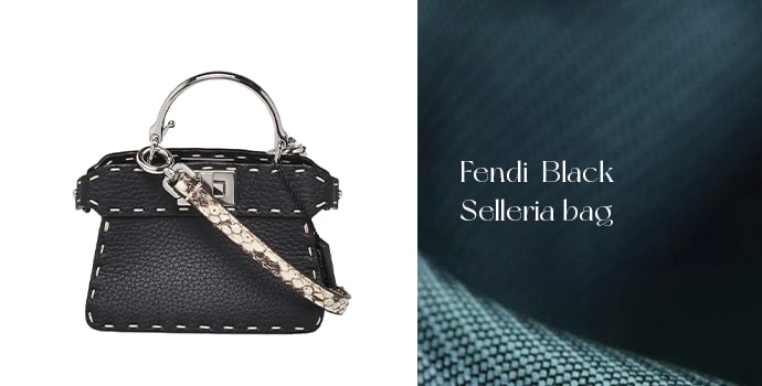 Fendi Black Selleria bag