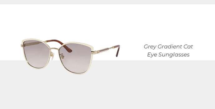 Grey Gradient Cat Eye Sunglasses- popular gucci sunglasses