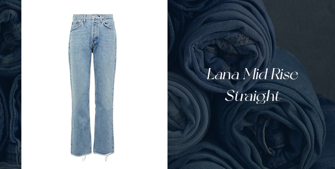 Lana Mid Rise Straight- agolde jeans review
