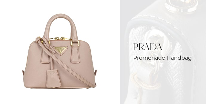Prada Promenade Handbag- Luxury Designer Bags