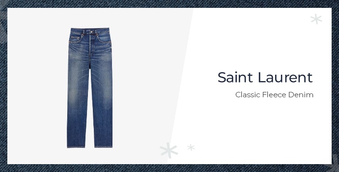 Saint Laurent Classic Fleece Denim