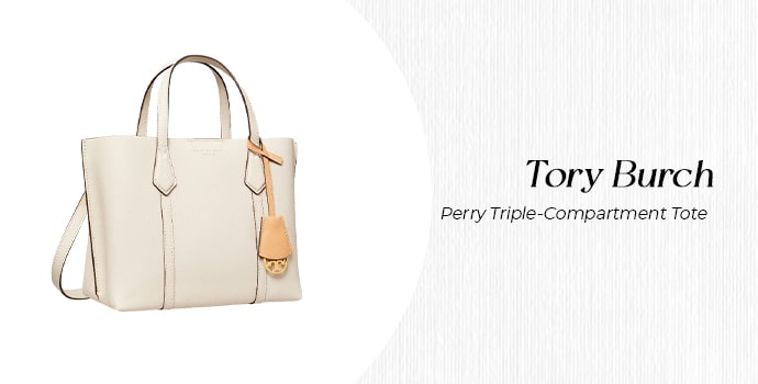 Tory Burch Perry Triple-Compartment Tote