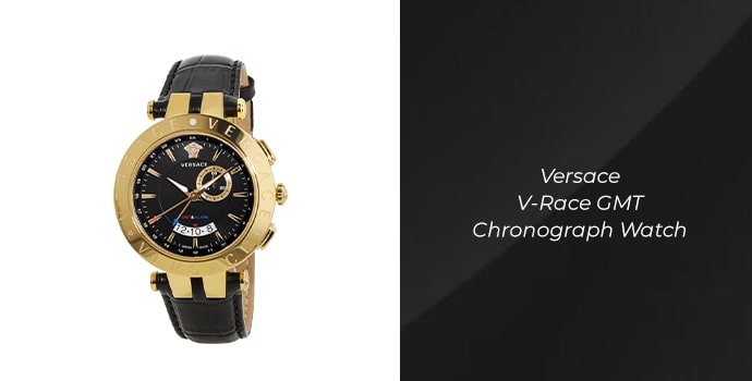Versace V-Race GMT Chronograph Watch