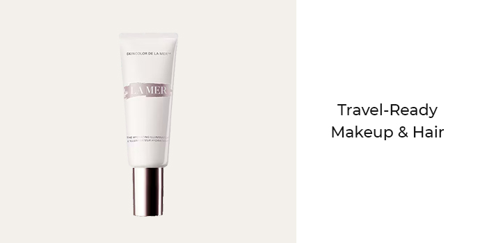 look Luxurious, airport outfit ideas travel ready makeup and hair