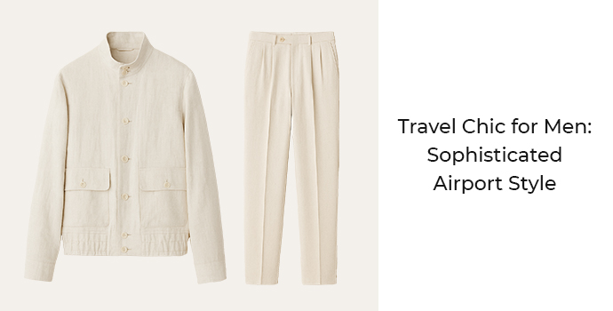 look Luxurious, airport outfit ideas travel chic for men
