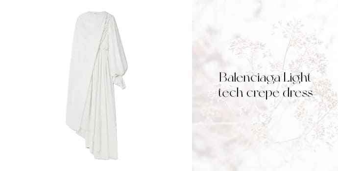 Balenciaga Light Tech Crepe Dress