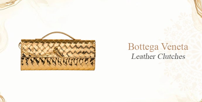Bottega Veneta Leather Clutches