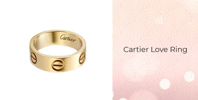 Cartier Love Ring- designer gift ideas for him