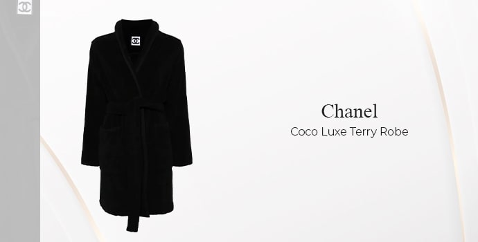 Chanel Coco Luxe Terry Robe- best luxury bathrobes