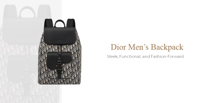 dior mens backpack