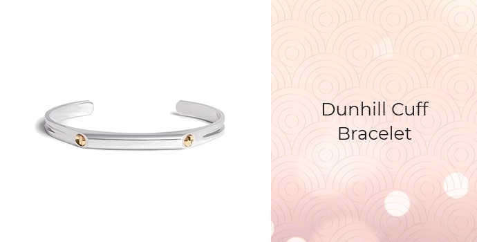 Dunhill Cuff Bracelet- designer gift ideas for him