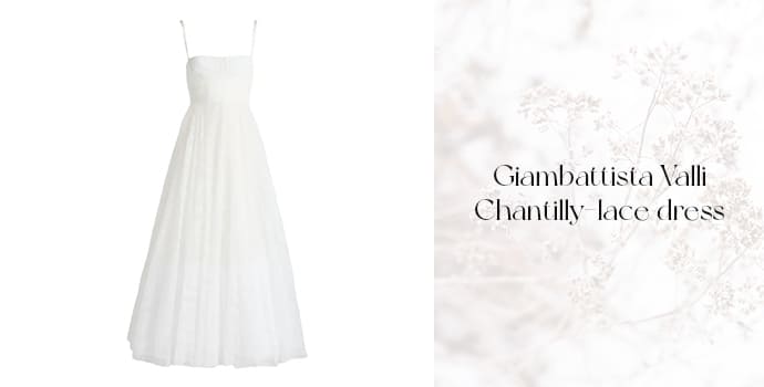 Giambattista Valli Chantilly-lace dress